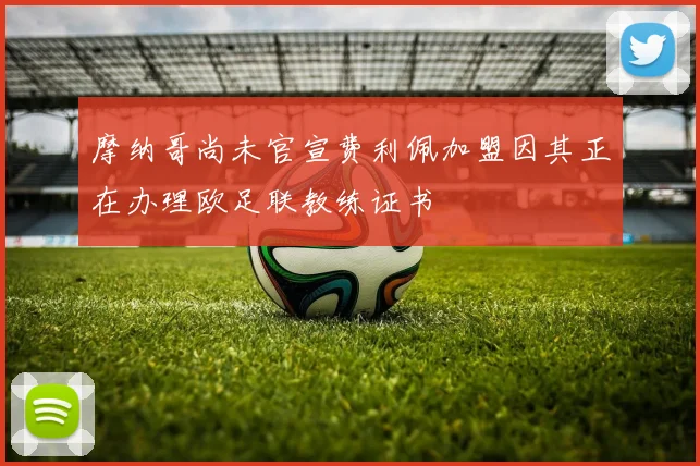 摩纳哥尚未官宣费利佩加盟因其正在办理欧足联教练证书